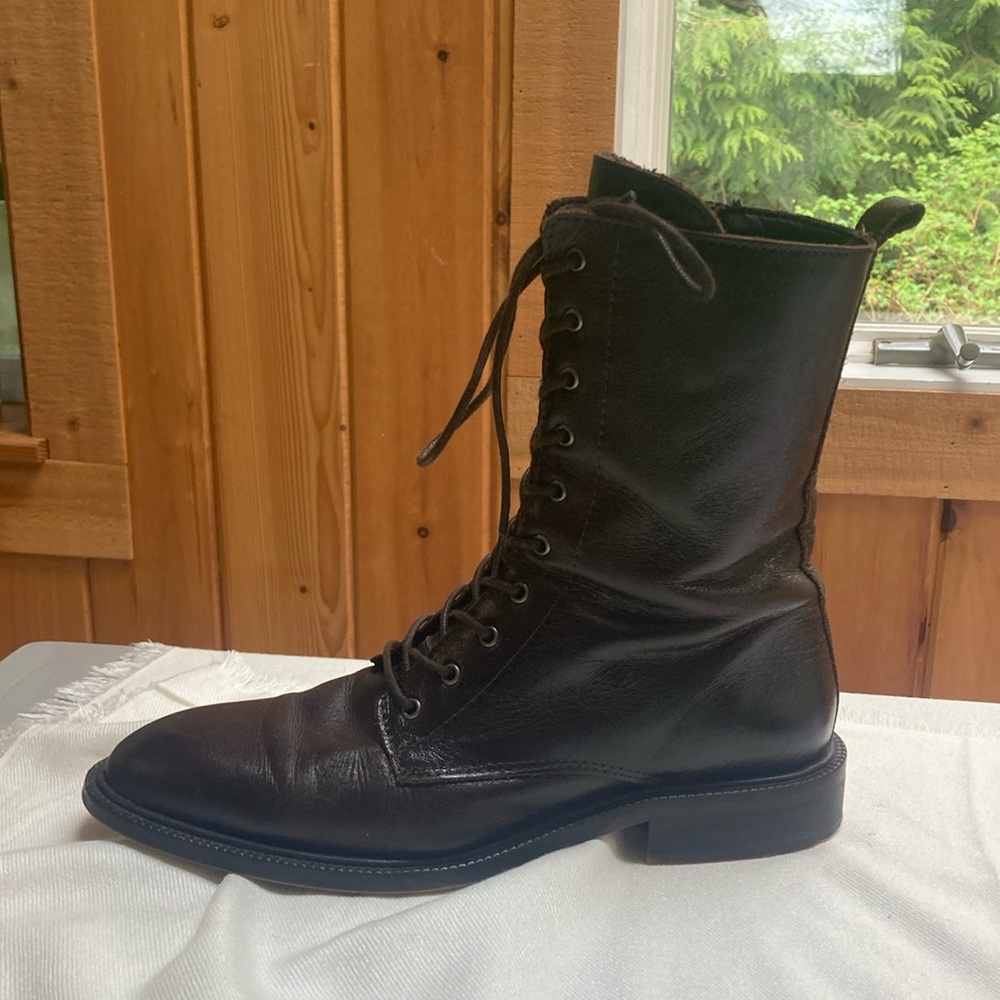 Anthropologie Spanish Leather Boots 38